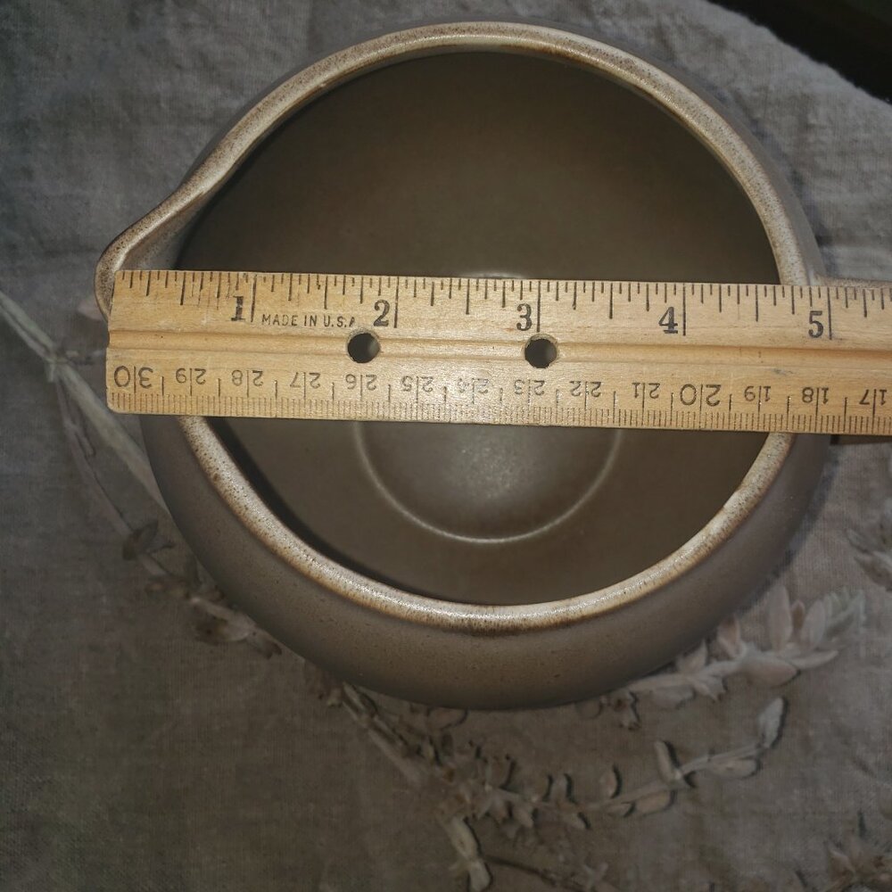 Crown & Ivy Home Stoneware Pitcher Indigo Desert - Sand Matte NWT - Picture 7 of 8